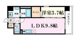 グランバース福島の物件間取画像